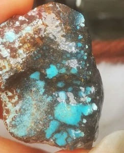 100 % natürliche Wolke Bergblau grün türkis grobe Probe 17,9G - Bild 1 von 6