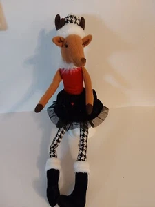 Rentier Ballerina Regal Sitter 24 Zoll Weihnachten Plüsch Puppe Hahnentritt Tutu - Bild 1 von 6
