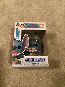 FUNKO POP! STITCH IN SAND #1566~ MINT~ DISNEY LILO & STITCH SERIES ~ - Picture 1 of 5