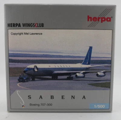 Herpa Sabena Boeing 707-300 Model - 1:500 - 513678 - Image 1 of 4