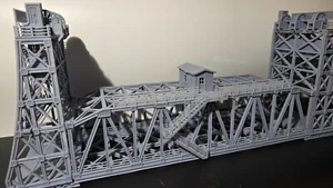 HO Scale Lift Bridge Double Track 1:87 - Picture 1 of 7