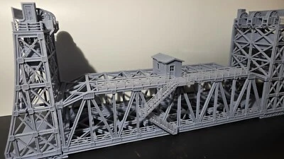 HO Scale Lift Bridge Double Track 1:87 - Image 1 of 4