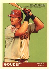 2009 Upper Deck Goudey Baseball #1 Adam Dunn Washington Nationals