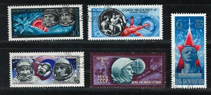 RUSSIA USSR CCCP 1975-77 Very Fine MNH Precancel Stamps Set Space - Picture 1 of 2