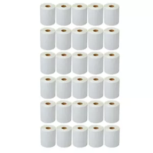 30 Rollen 4x6 Direkte Thermische 250/R Versandetiketten für Zebra 2824 Eltron Rollo - Bild 1 von 12
