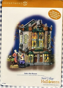 Department Dept 56 Snow Village Halloween Zelda’s Wax Museum 56.54605 - Picture 1 of 10