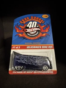 Hot Wheels 2008 22nd Annual Collectors Convention 40th Anniv. VW Drag Bus /3000 - Picture 1 of 2