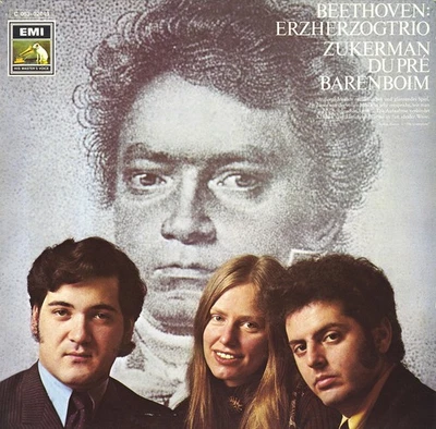 BEETHOVEN Piano Trio 8 (Erzherzogtrio) DU PRE BARENBOIM ZUKERMAN EMI C063-2049 - Image 1 of 3