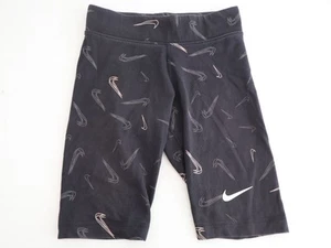 Nike Womens XS Tight Compression Shorts Black Print - Picture 1 of 5