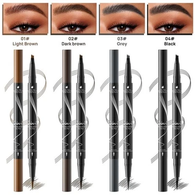 3D Fork Ink Eyebrow Pen Enhancer Tint Waterproof Liquid Eyeliner Penmakeup ~ - Image 1 of 4