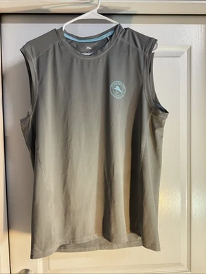 Tommy Bahama Island Active Sleeveless T Shirt Mens Large Blue UV Protection - Image 1 of 4