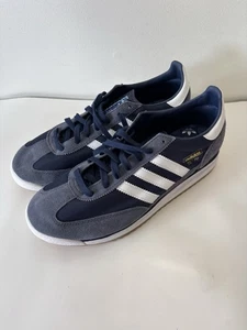 adidas SL 72 Sneakers Men’s Suede Blue/White Stripes Size 10.5 - Picture 1 of 11