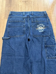 Pantalones de mezclilla Pelle Pelle vintage para hombre 36x29 holgados carpintero ropa de calle patín años 90 - Imagen 1 de 11