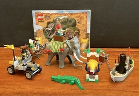 LEGO Lot Orient Expedition 7414 Elephant Caravan 7410 Jungle River 100%