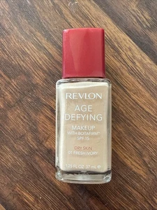 Revlon Age Defying w/ Botafirm Makeup SPF 15  01 Fresh Ivory 1.25 fl oz / 37 mL - Picture 1 of 4