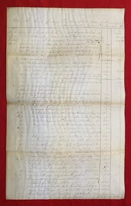 1852 **BARQUE BUCKEY 1ST VOYAGE OUT** SETTELMENT DOCUMENT+NOTABLE E. D. KIMBALL! - Picture 1 of 20