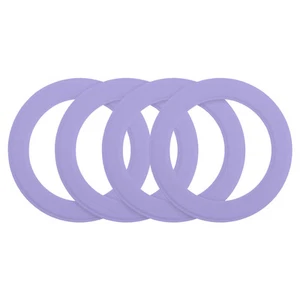 4Pcs Magnetic Sticker Ring Magnetic Adapter Ring Purple - Zdjęcie 1 z 7