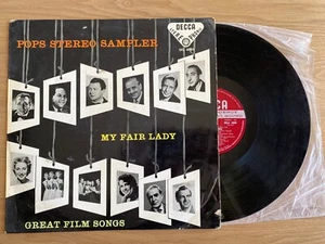 POPS STEREO SAMPLER MY FAIR LADY GREAT FILM SONGS ORIGINAL 1958 STEREO DECCA LP - Picture 1 of 6