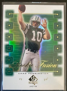 Chad PENNINGTON 2000 Rookie Fusion SP Authentic #RF2 New York Jets Insert - Picture 1 of 2