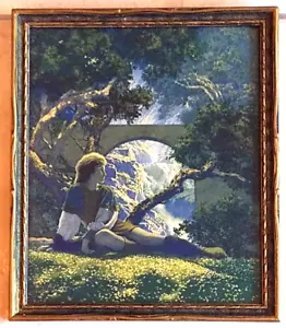 Original Maxfield Parrish Print Titled "The Prince" The House of Art N.Y. - Picture 1 of 12