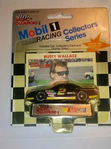 RACING CHAMPIONS MOBIL1RACING RUSTY WALLACE#2 PONTIAC grand prix black collector - Picture 1 of 12