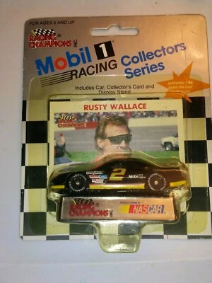 RACING CHAMPIONS MOBIL1RACING OXIDADO WALLACE #2 PONTIAC Gran Premio Negro Coleccionista Foto 1 de 4