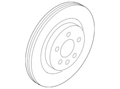 Genuíno Land-Rover 2018-2021 Range Rover RR Sport Discovery rotor dianteiro LR161893 - Imagem 1 de 2