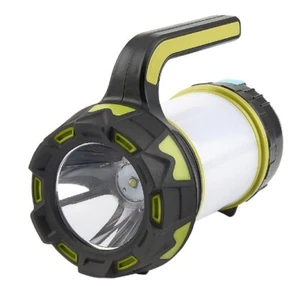 Linterna LED de mano faro de búsqueda camping al aire libre batería USB lámpara de búsqueda - Imagen 1 de 11
