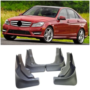 Guard Mud Flaps Splash For 2011-2014 Mercedes Benz C Class W204 AMG C63 Sedan - Picture 1 of 2