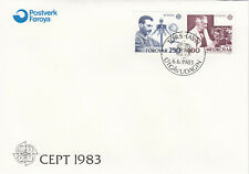 (90174) Faroe Islands FDC Inventions Fleming EUROPA CEPT 1983