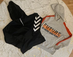 LOT of 2 i-d Ideology Hoodie Pullover Sweatshirts Size Small (7) Lot Of 2 Kids - Picture 1 of 10