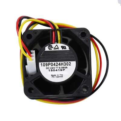 109P0424H302 for Sanyo Double Ball Cooling fan 24V 0.095A 40*40*28mm 3pin - Image 1 of 4