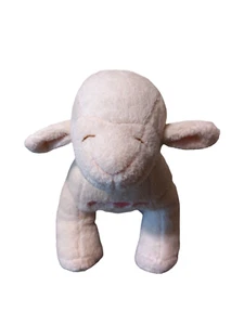 Lambs of Love "Gott liebt mich" schlafendes Lamm Plüschtier beige Stofftier 7 Zoll - Bild 1 von 7