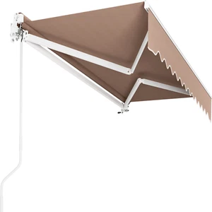 Articulated Arm Awning Awning Balcony Awning & Crank Anti-UV Waterproof - Picture 1 of 9