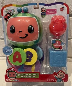 New Cocomelon BathTime Letters, Numbers & Squirters Storage Net - Picture 1 of 2