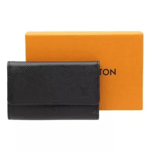 Louis Vuitton Taiga Multicles 6 Key Case Holder Ardoise Men Unused E2177 - Picture 1 of 9