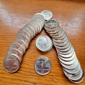 1 Roll 1999P BU Pennsylvania State Quarters 23071 - Picture 1 of 3