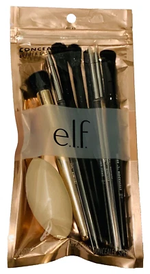 Nuevo difícil de encontrar e.l.f. Juego de 10 piezas de esponja correctora y cepillo perfeccionador de camuflaje ELF Blending Perfector Foto 1 de 4