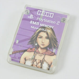 HORI PS2 Memory Card 8MB FINAL FANTASY X2 Yuna for Playstation 2 Japan 2733
