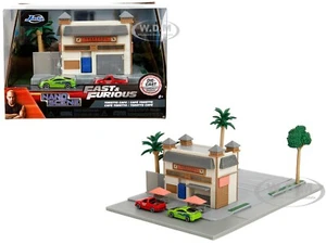 TORETTO CAFE W/MITSUBISHI ECLIPSE & FORD F-150 "FAST & FURIOUS" SET JADA 34914 - Picture 1 of 11