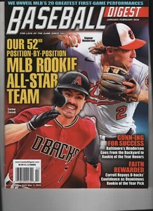 GUNNAR HENDERSON CORBIN CARROLL JAN FEB 2024 BASEBALL DIGEST MAGAZINE - Picture 1 of 1