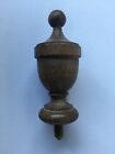 Antique Wooden Furniture Finial Top Old Knob Antique Turned Cabinet