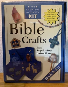 Bible Crafts Creative Activity Kit With 48 Page Book Ages 8+ New - Picture 1 of 12