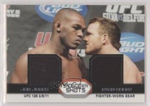 2011 UFC Moment of Truth Showdown Shots Duals Relics Jon Jones Ryan Bader vs