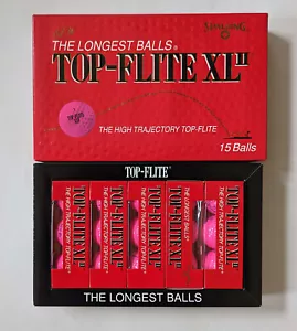 SPALDING Top-Flite XL II - 15 Golf Balls - New Old Stock RARE PINK - Picture 1 of 1
