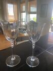 Mikasa Sonnet Water Glasses Clear Glass No Trim Vintage Mikasa Water Glasses 4 *
