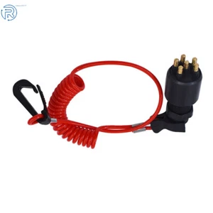 For Evinrude Johnson 175974 Ignition Key Switch W/ Safety Lanyard 5005801 - Foto 1 di 8