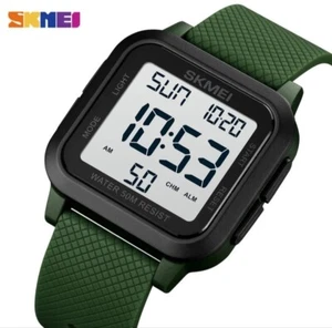 * Herren Sport Uhren Militär Outdoor LED Kalender Armbanduhr Digital - Bild 1 von 9