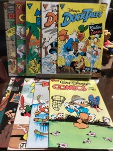 10 COMIC LOT GLADSTONE WALT DISNEY COMICS MICKEY DONALD DUCK TALES 1989 - Picture 1 of 13