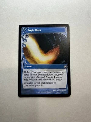 Logic Knot LP Future Sight Magic The Gathering Mtg Lightly Played Blue Instant - Image 1 of 2